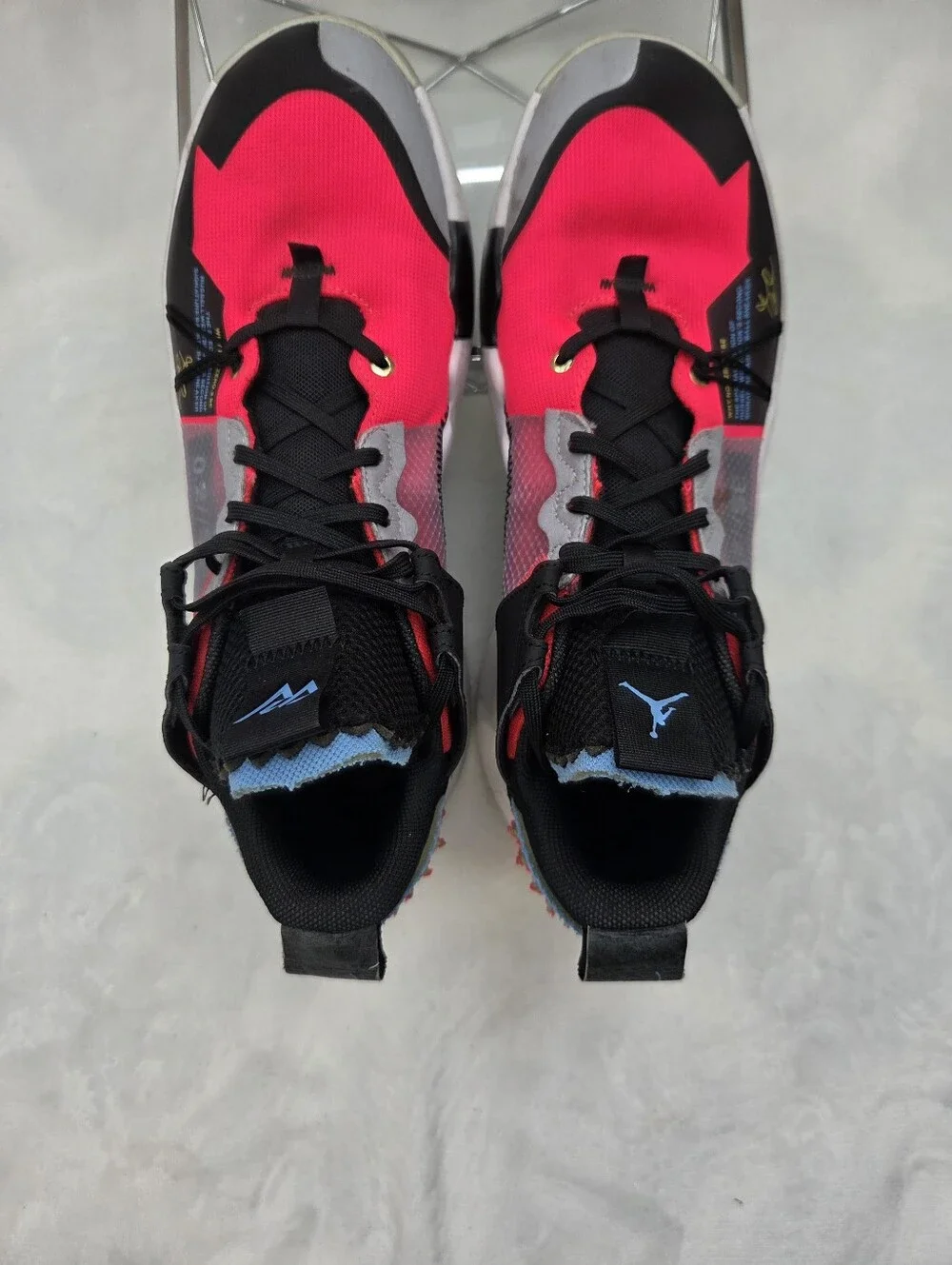 Jordan Why Not‎ Zer0.2 Infrared Red Basketball Shoes Men's Size 8.5